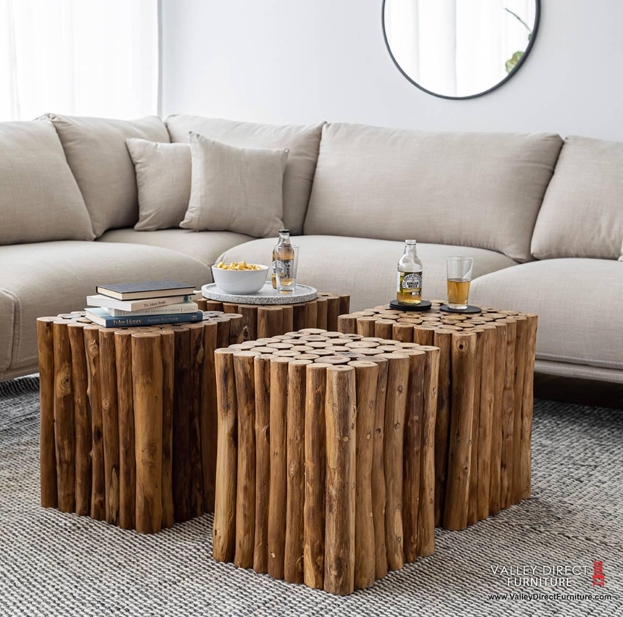 Natura Kotak Square Stool | Living Room | Occasional and Coffee Tables ...