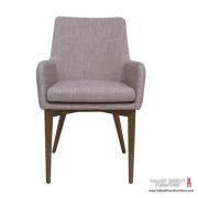  Fritz Arm Chair in Light Grey 