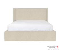 Lourdes Storage Drawer Bed in Cream Fabric   Lourdes Storage Drawer Bed in Cream Fabric