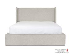 Lourdes Storage Drawer Bed in Dune Fabric Lourdes Storage Drawer Bed in Dune Fabric