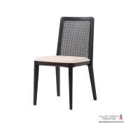  Cane Dining Chair - Black 