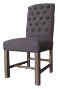  York Chair - Grey & Oak Legs 