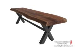 Restore Live Edge Dining Bench Restore Live Edge Dining Bench