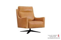  Melas Leather Swivel Chair 