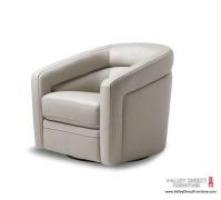  Orlando Leather Swivel Chair 