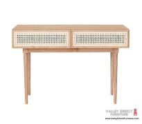  Cane Console Table - Natural 
