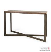 Faye Console Table in Medium Brown Finish Faye Console Table in Medium Brown Finish