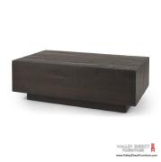 Hayden Rectangle Coffee Table - Dark Finish Hayden Rectangle Coffee Table - Dark Finish